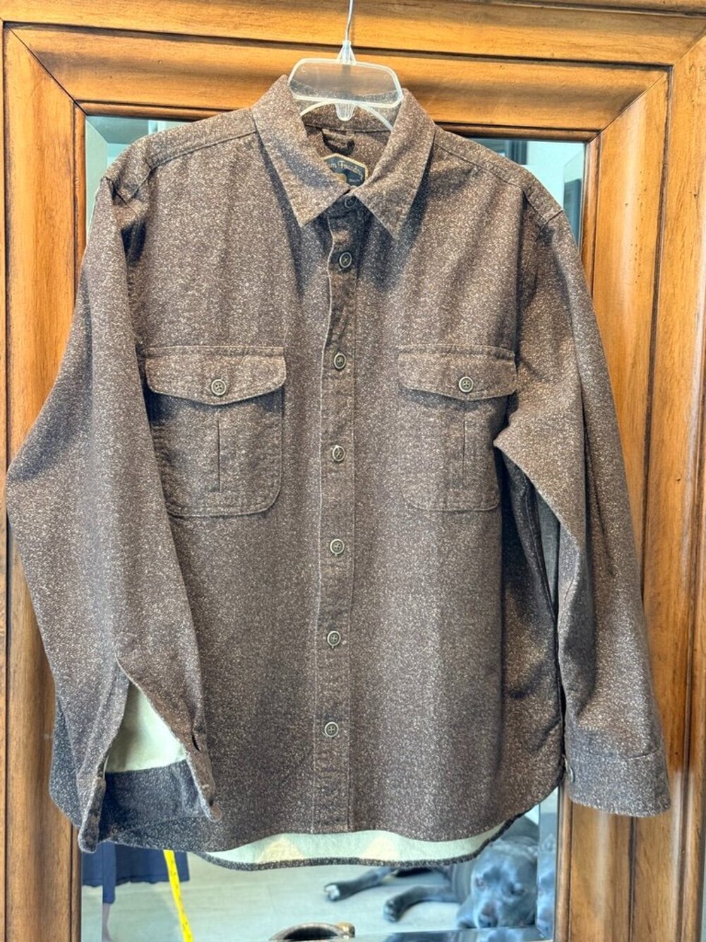 Freedom Foundry Speckled Cotton Heavier Weight Button Down Shirt